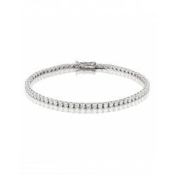 3.45ct Lab Grown Diamond Tennis Bracelet  in 14ct White Gold